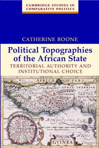 Kirjan kansi "Political Topographies of the African State"