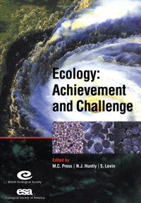 Bokomslag för "Ecology: Achievement and Challenge"