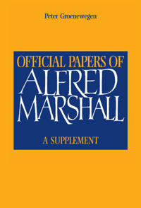 Bokomslag för "Official Papers of Alfred Marshall"