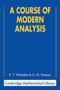 Kirjan kansi "A Course of Modern Analysis"