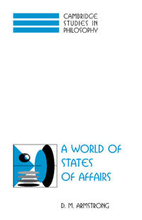 Kirjan kansi "A World of States of Affairs"