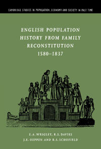 English Population History from Family Reconstitution 1580–1837