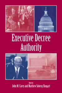 Bokomslag för "Executive Decree Authority"
