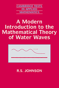 Bokomslag för "A Modern Introduction to the Mathematical Theory of Water Waves"