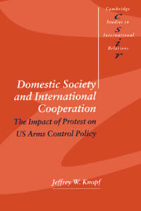 Bokomslag for "Domestic Society and International Cooperation"