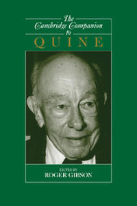 Bokomslag för "The Cambridge Companion to Quine"