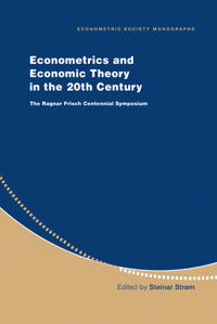Bokomslag för "Econometrics and Economic Theory in the 20th Century"