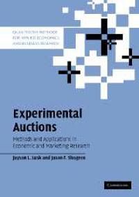 Bokomslag för "Experimental Auctions"