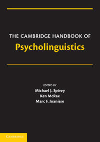 Bokomslag för "The Cambridge Handbook of Psycholinguistics"
