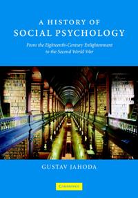 Bokomslag for "A History of Social Psychology"