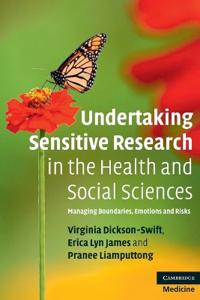 Kirjan kansi "Undertaking Sensitive Research in the Health and Social Sciences"