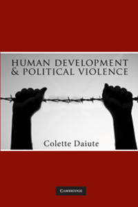 Bokomslag för "Human Development and Political Violence"