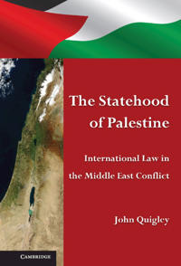 Bokomslag för "The Statehood of Palestine"