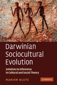 Bokomslag för "Darwinian Sociocultural Evolution"