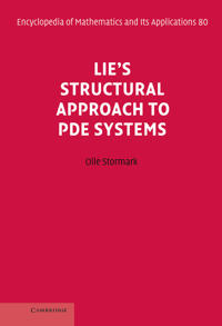 Bokomslag för "Lie's Structural Approach to PDE Systems"
