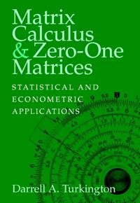 Bokomslag för "Matrix Calculus and Zero-one Matrices"