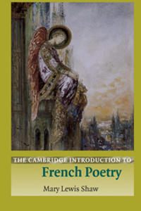 Bokomslag för "The Cambridge Introduction to French Poetry"