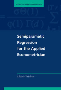 Bokomslag för "Semiparametric Regression for the Applied Econometrician"