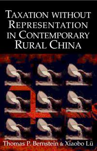 Kirjan kansi "Taxation without Representation in Contemporary Rural China"