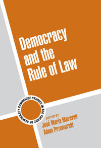Bokomslag för "Democracy and the Rule of Law"
