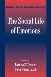 Bokomslag för "The Social Life of Emotions"