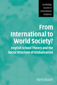 Kirjan kansi "From International to World Society?"