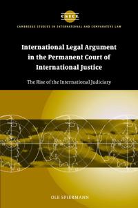 Kirjan kansi "International Legal Argument in the Permanent Court of International Justice"