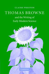 Bokomslag för "Thomas Browne and the Writing of Early Modern Science"