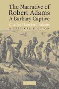 Bokomslag för "The Narrative of Robert Adams, A Barbary Captive"