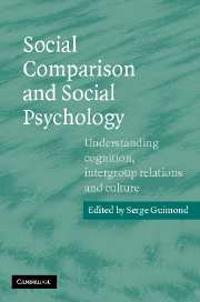 Bokomslag för "Social Comparison and Social Psychology"