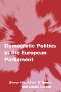 Bokomslag för "Democratic Politics in the European Parliament"