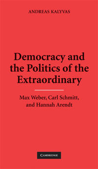 Bokomslag för "Democracy and the Politics of the Extraordinary"