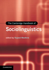 Bokomslag for "The Cambridge Handbook of Sociolinguistics"