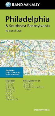 Rand McNally Folded Map: Philadelphia & Southeast Pennsylvania Regional Map
