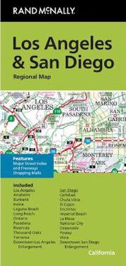 Rand McNally Folded Map: Los Angeles & San Diego Regional Map