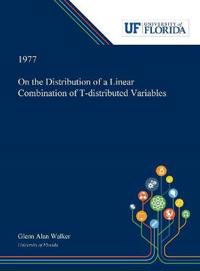 Bokomslag för "On the Distribution of a Linear Combination of T-distributed Variables"