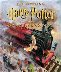 Bokomslag för Harry Potter and the Sorcerer's Stone: The Illustrated Edition (Harry Potter, Book 1)