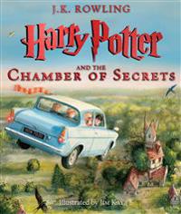 Bokomslag för Harry Potter and the Chamber of Secrets: The Illustrated Edition (Harry Potter, Book 2)