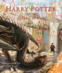 Bokomslag for Harry Potter and the Goblet of Fire: The Illustrated Edition (Harry Potter, Book 4): Volume 4