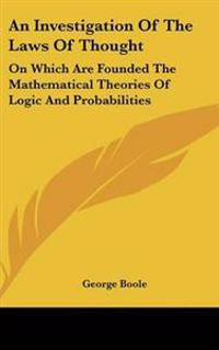 Kirjan kansi "An Investigation of the Laws of Thought"