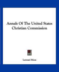 Kirjan kansi "Annals of the United States Christian Commission"