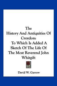 Kirjan kansi "The History and Antiquities of Croydon"