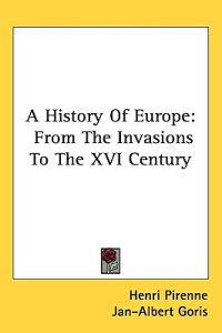 A History of Europe