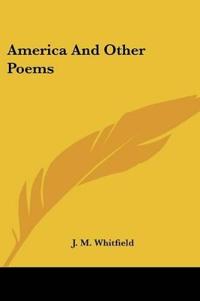Kirjan kansi "America And Other Poems"