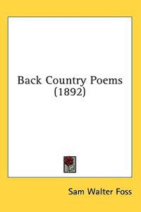 Back Country Poems