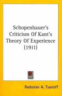Schopenhauer's Criticism Of Kant's Theory Of Experience