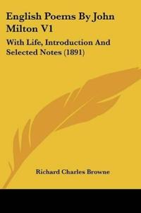 English Poems By John Milton