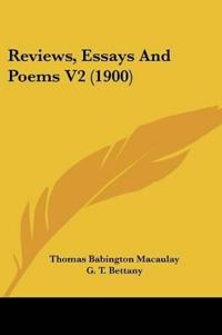Reviews, Essays And Poems V2 (1900)