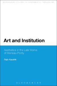 Bokomslag for "Art and Institution"