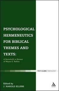 Bokomslag för "Psychological Hermeneutics for Biblical Themes and Texts"